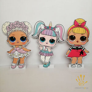 Centerpiece LOL Dolls Personalised