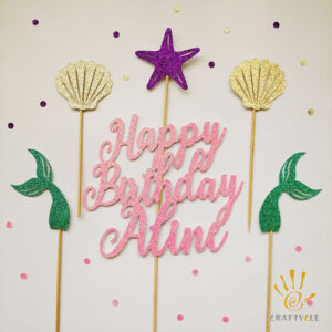 Cake Topper Under The Sea Personalised Cake Topper
